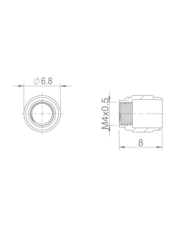 KOŃCÓWKI DO PRZEWODU HYDRAULICZNEGO SRAM