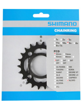 TARCZA DO KORBY SHIMANO 22T M4000