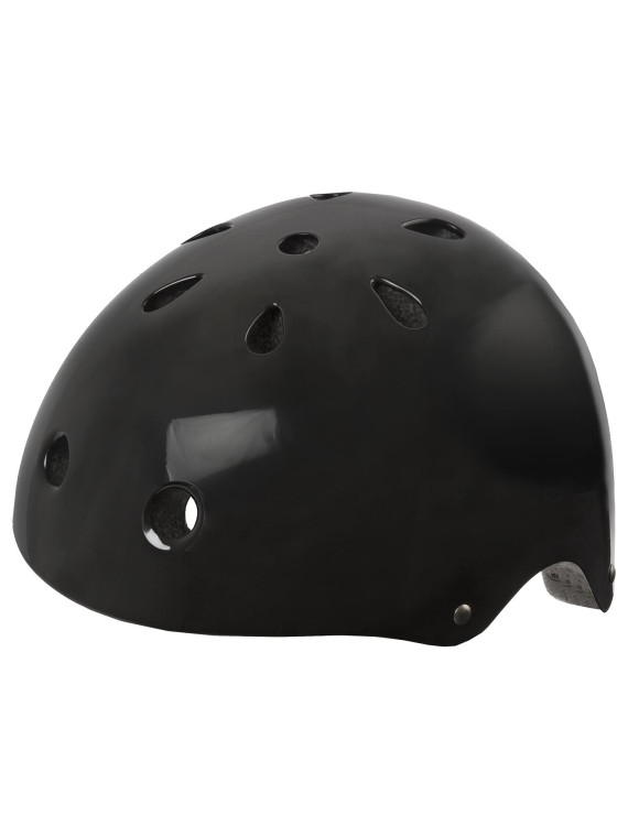 KASK BMX M 54-58 CZARNY POŁYSK