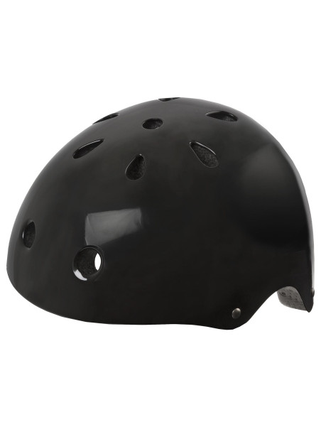 KASK BMX M 54-58 CZARNY POŁYSK
