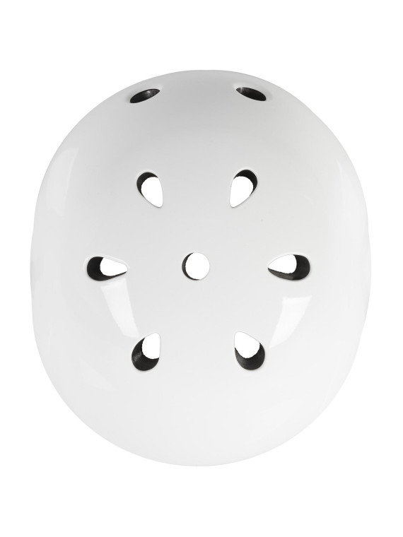 KASK BMX M 54-58 BIAŁY POŁYSK