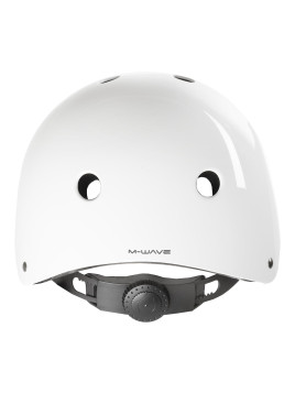 KASK BMX M 54-58 BIAŁY POŁYSK