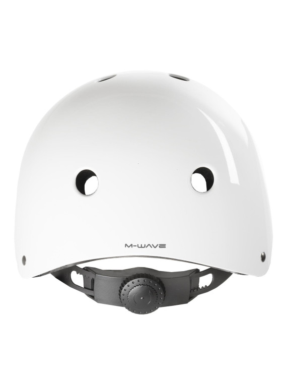 KASK BMX M 54-58 BIAŁY POŁYSK