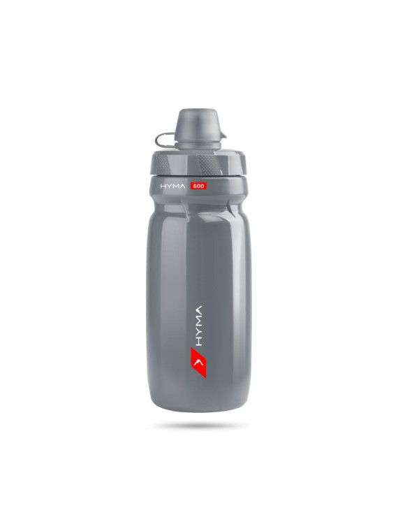 BIDON 600 ML RACEONE HYMA SZARY + NAKRYWKA