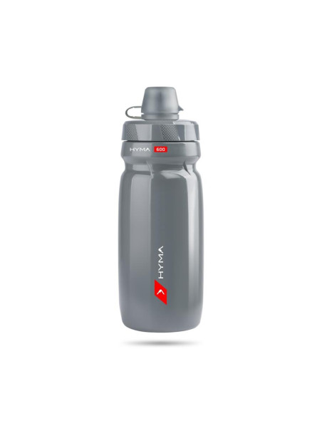 BIDON 600 ML RACEONE HYMA SZARY + NAKRYWKA