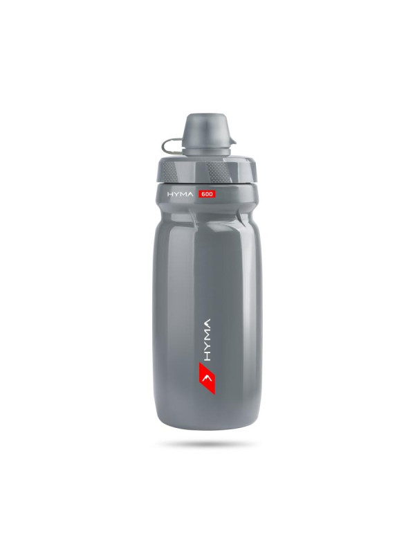 BIDON 600 ML RACEONE HYMA SZARY + NAKRYWKA