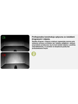 .LAMPA PRZÓD GACIRON RAPTOR 1800 LUM USB 6700 MAH