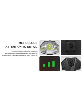 LAMPA PRZÓD GACIRON RAPTOR 3000 LUM USB 10000 MAH