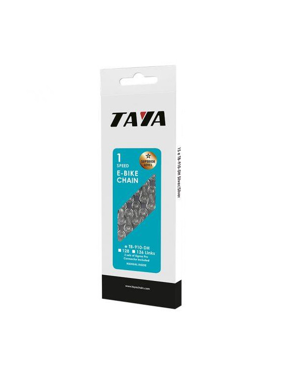 ŁAŃCUCH 1 RZ TAYA e TB910 136 OG. SILVER E-BIKE