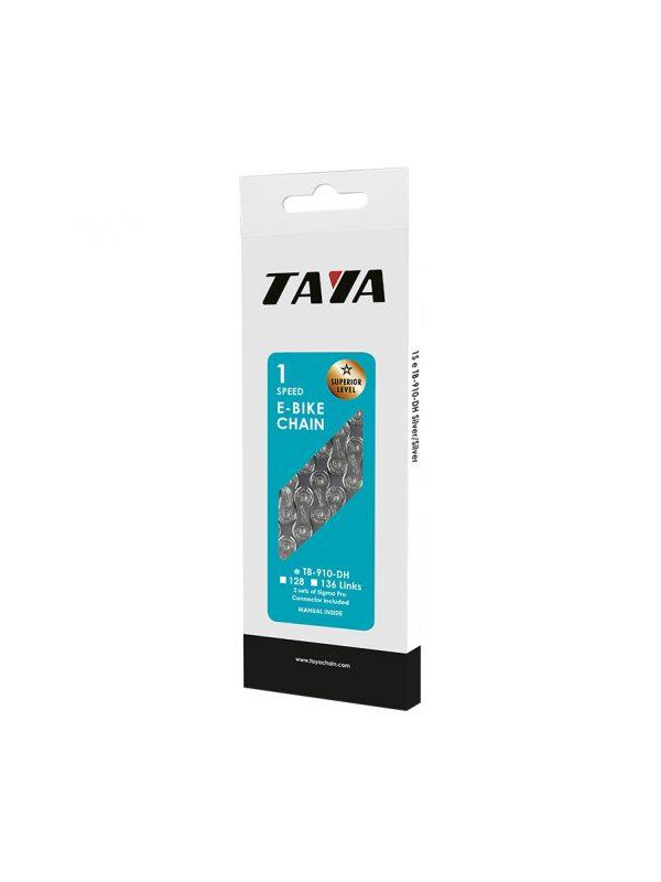 ŁAŃCUCH 1 RZ TAYA e TB910 136 OG. SILVER E-BIKE