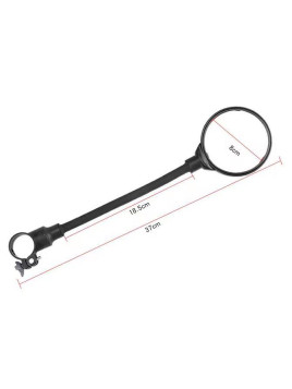 LUSTERKO 80 MM GIĘTKIE NA OBEJMĘ QR 350 MM