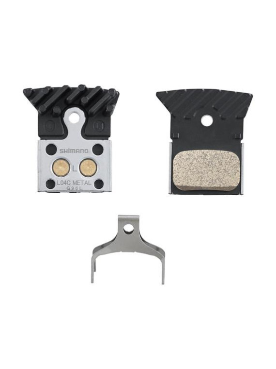 KLOCKI DO TARCZ SHIMANO L04C-MF METALICZNE RADIAT.