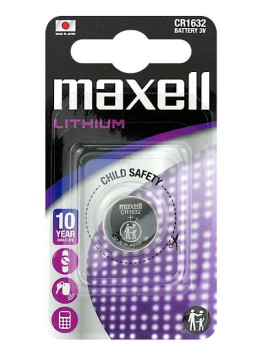 BATERIA CR1632 MAXELL 3V