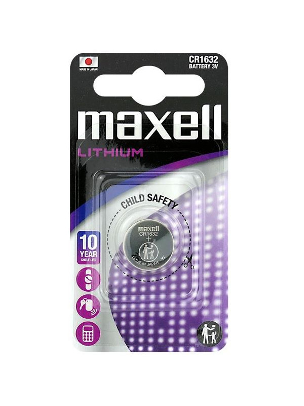 BATERIA CR1632 MAXELL 3V