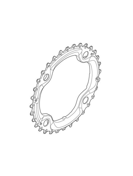 TARCZA DO KORBY SHIMANO 36T T521
