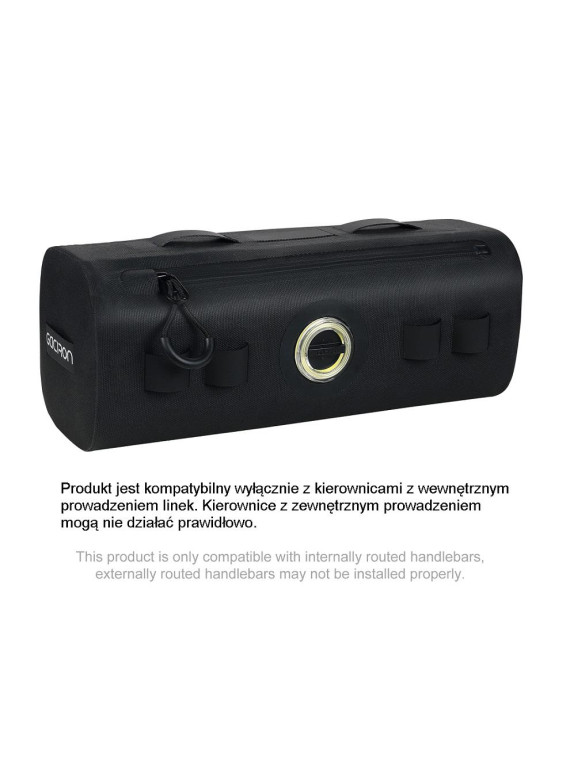 TORBA NA KIEROWNICĘ GACIRON CAT HOUSE-200 BLACK