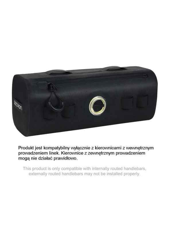 TORBA NA KIEROWNICĘ GACIRON CAT HOUSE-200 BLACK