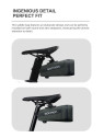 TOREBKA PODSIODŁOWA GACIRON BIRD NEST-200 BLACK
