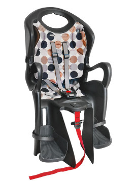 FOTELIK BELLELLI TIGER CLAMP NA BAG CZARNY BUBBLES