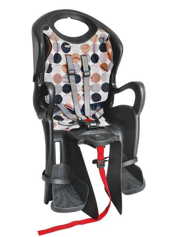 FOTELIK BELLELLI TIGER CLAMP NA BAG CZARNY BUBBLES