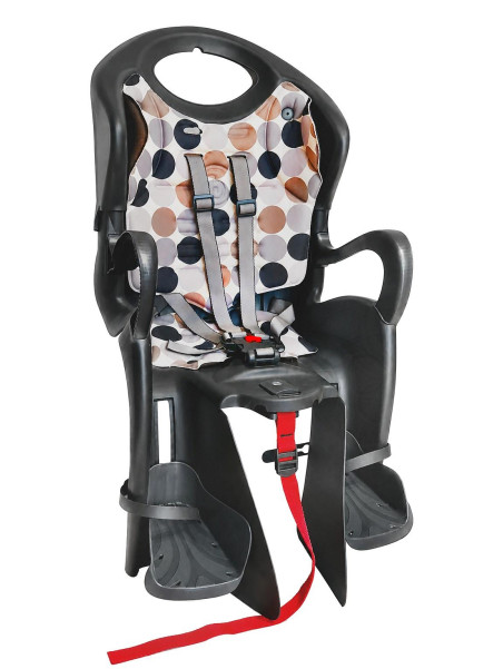 FOTELIK BELLELLI TIGER CLAMP NA BAG CZARNY BUBBLES