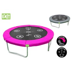 Trampolina Twist 183 (6ft) (różowo-szara)