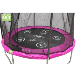 Trampolina Twist 183 (6ft) (różowo-szara)