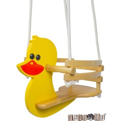 Gepetto drewniana huśtawka Donald