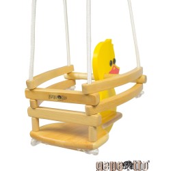 Gepetto drewniana huśtawka Donald