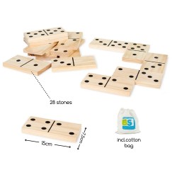 Domino czarno białe Buiten Speel