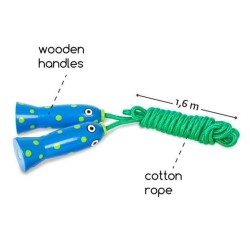 Skakanka zielono niebieska Buiten Speel